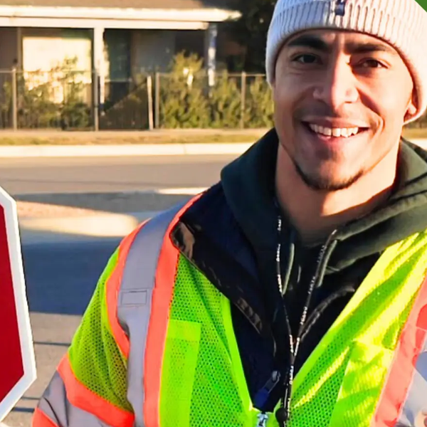 Curtis Clay, crossing guard volunteer